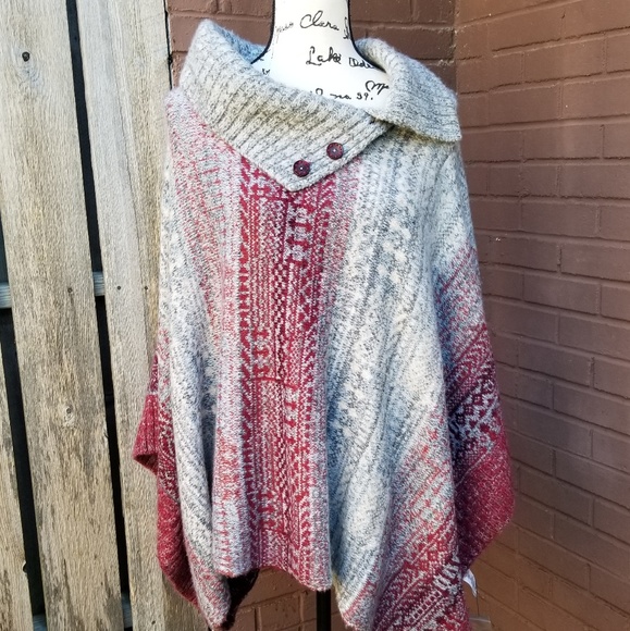 Free People Wool Poncho - Picture 2 of 9